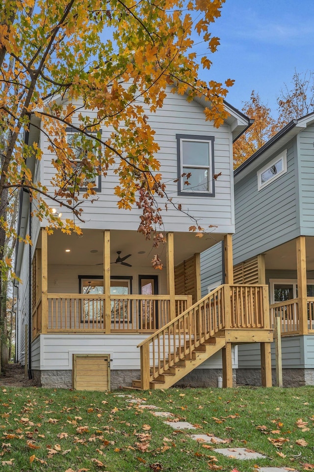 view of back of property