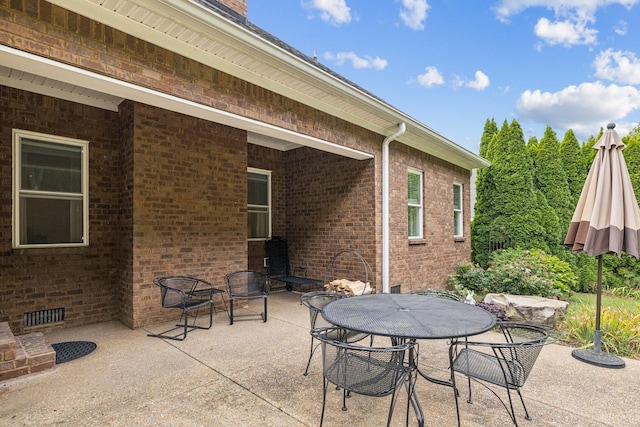 view of patio