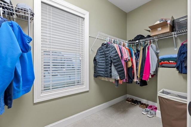 view of spacious closet