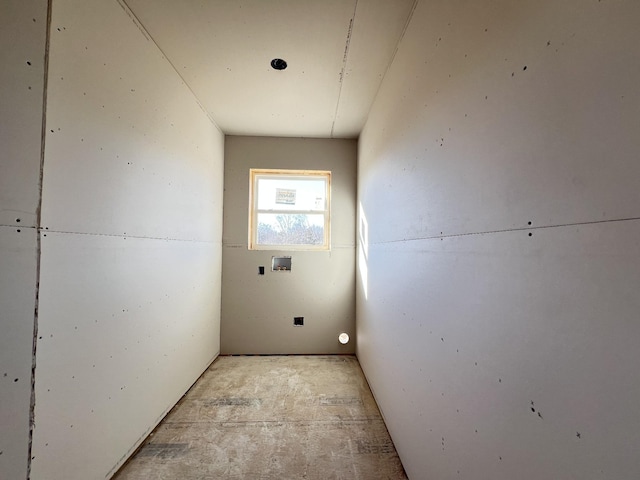 laundry area with hookup for a washing machine