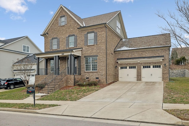 view of front of property with covered porch