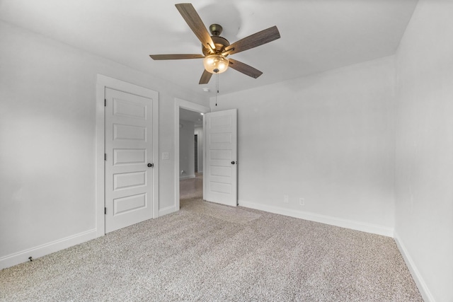 983 Palmyra Rd, Clarksville, TN 37040 - unfurnished bedroom with carpet flooring, baseboards, and ceiling fan