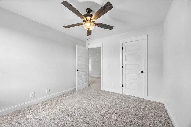 983 Palmyra Rd, Clarksville, TN 37040 - unfurnished bedroom featuring carpet flooring, baseboards, and ceiling fan