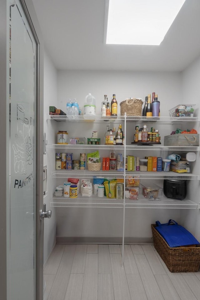 view of pantry