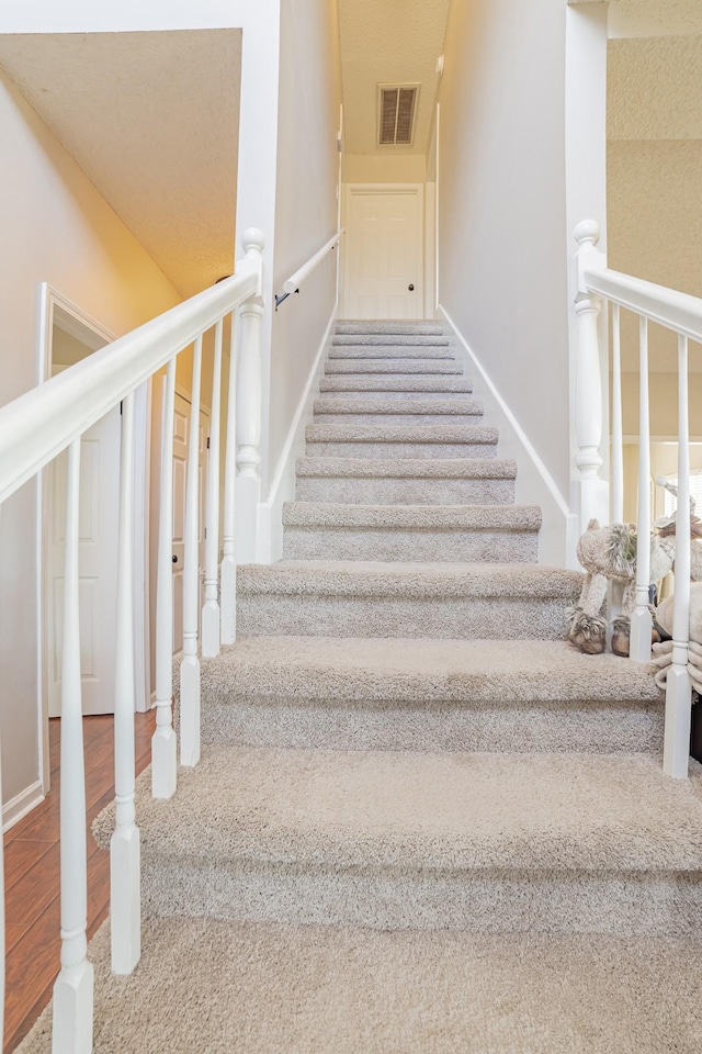 view of stairs