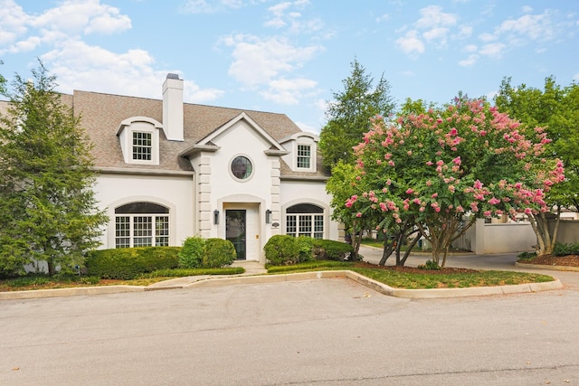 view of french provincial home