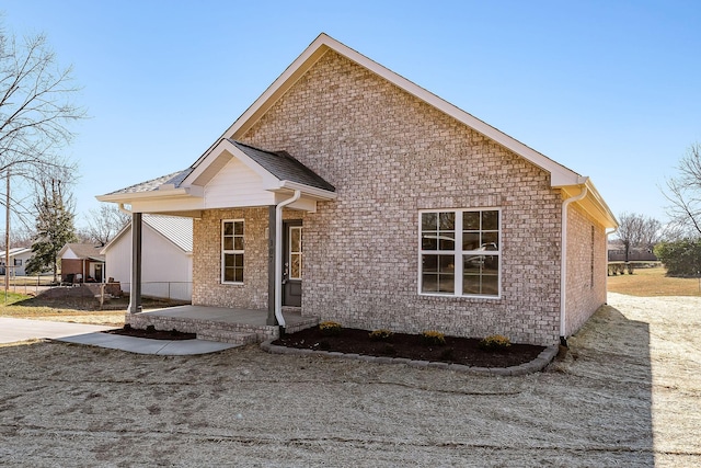 view of front of property