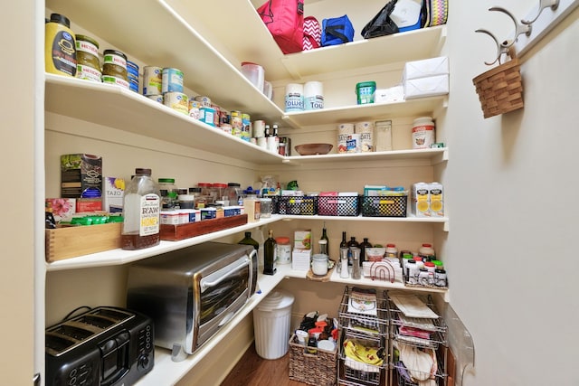 view of pantry