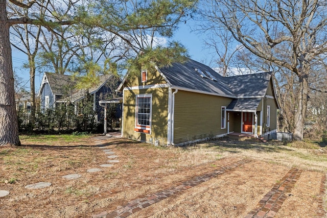 view of property exterior