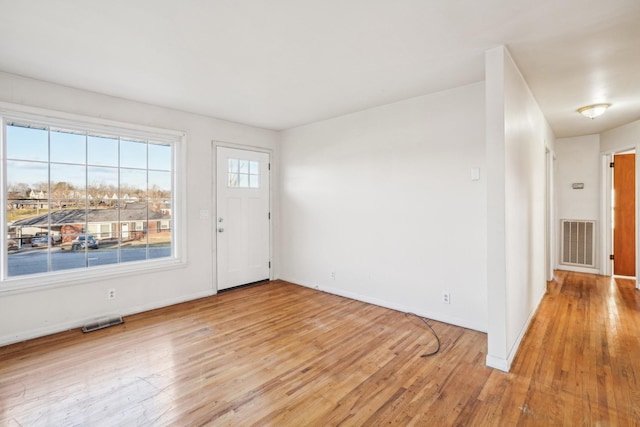 entryway featuring light hardwood / wood-style flooring