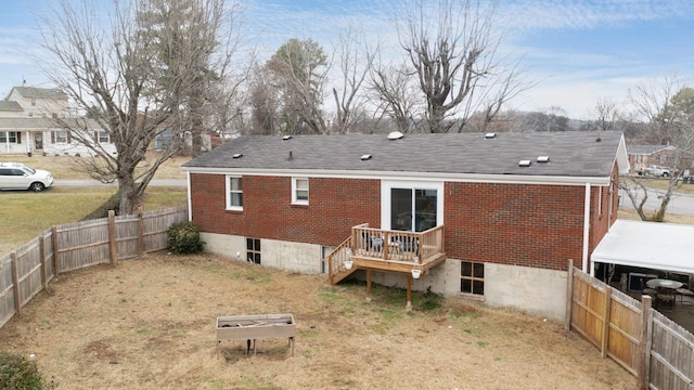 view of rear view of house