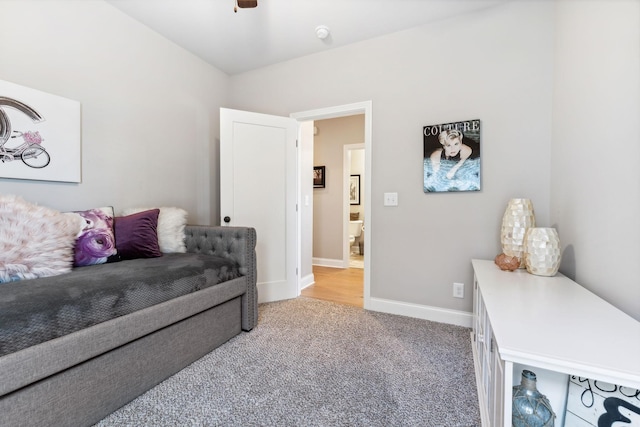 living room with light colored carpet