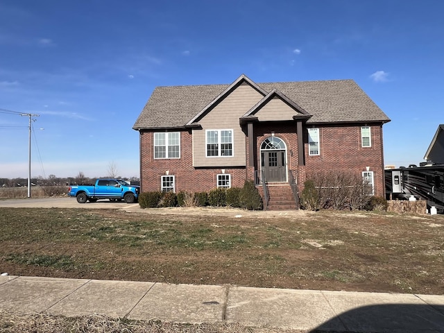 view of split foyer home