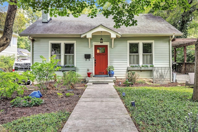 view of front of property