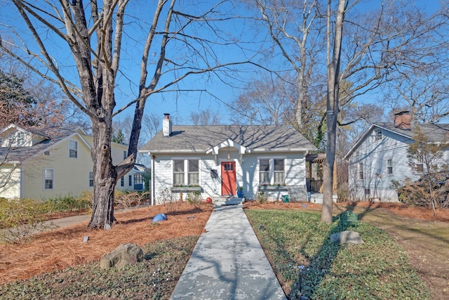 view of bungalow-style house