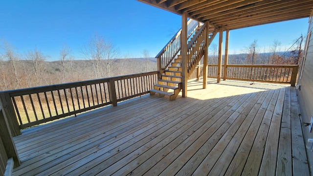 view of deck