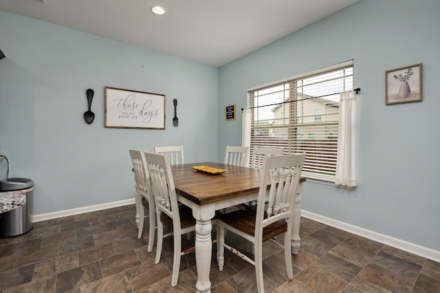 view of dining room