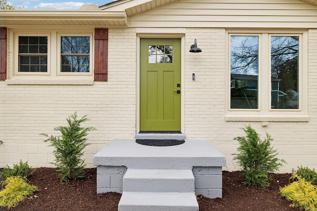 view of entrance to property