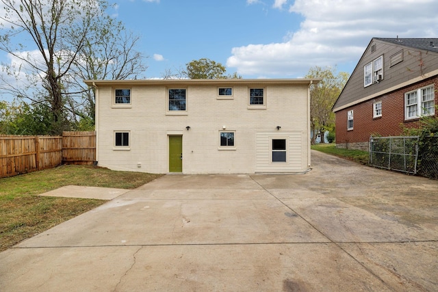 view of rear view of property