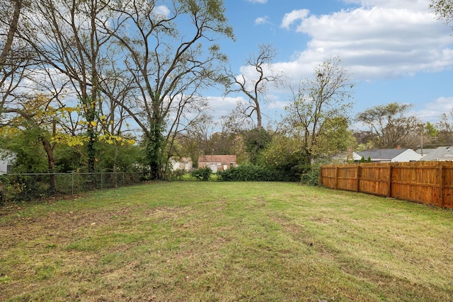 view of yard