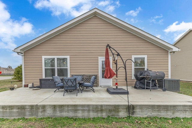 rear view of house with a patio area