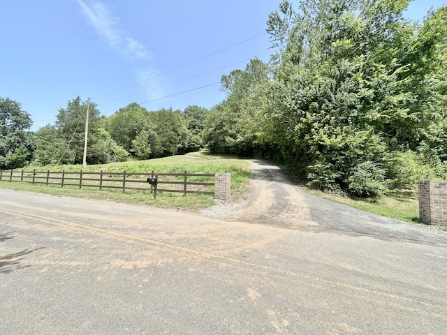 view of road