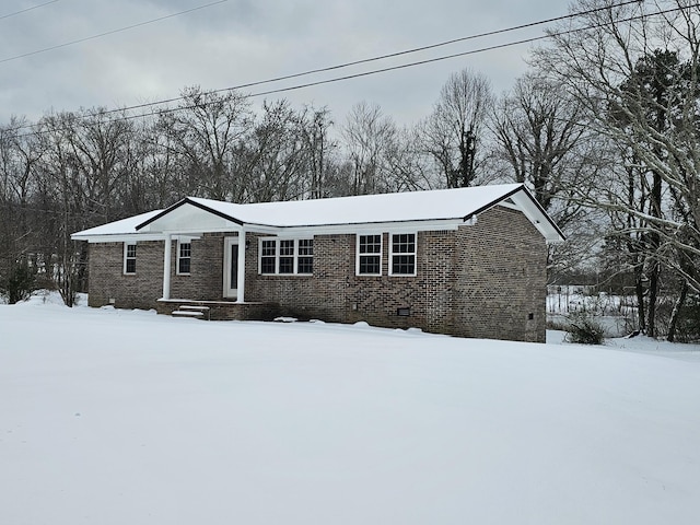 view of ranch-style house