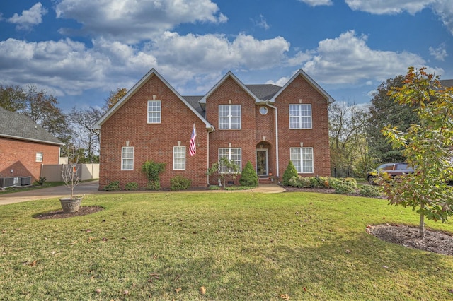 view of property with a front yard