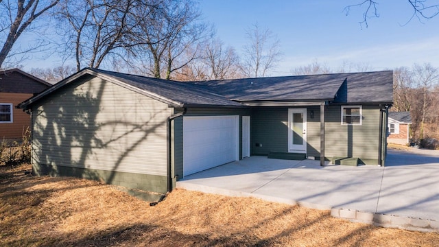 ranch-style house with a garage