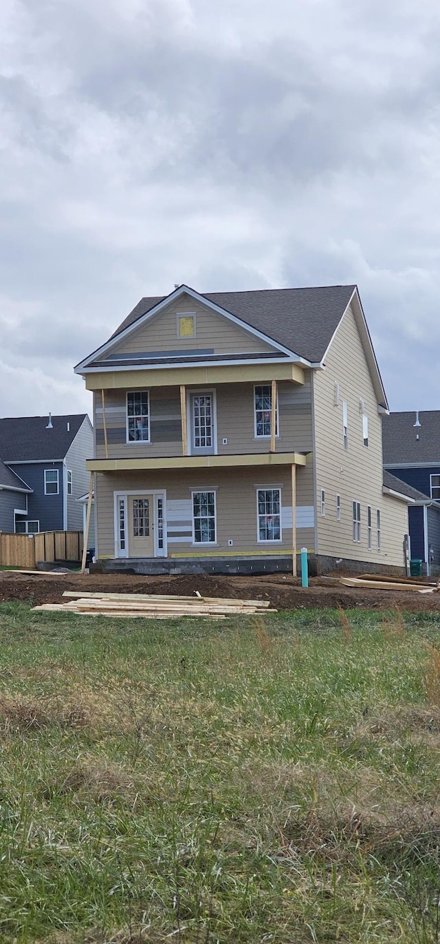 view of front of home