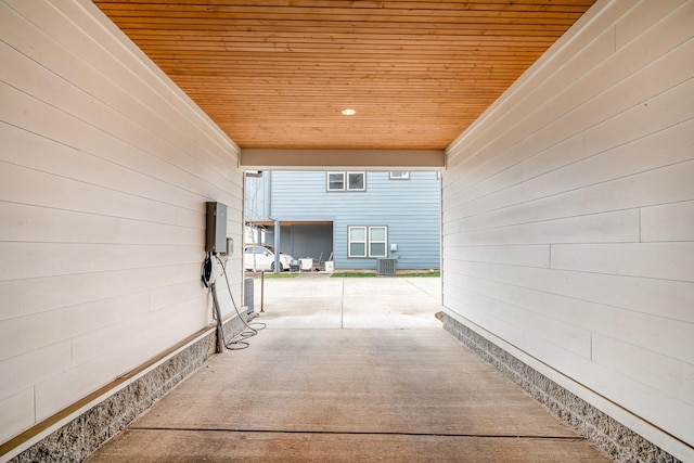 view of patio / terrace featuring cooling unit