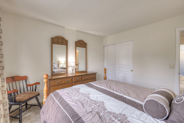 bedroom featuring a closet