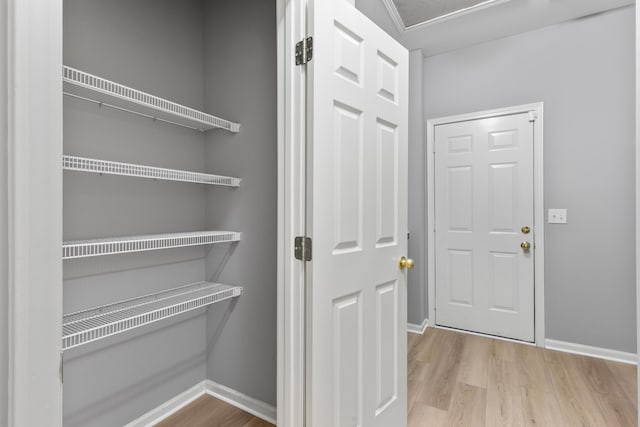 view of closet