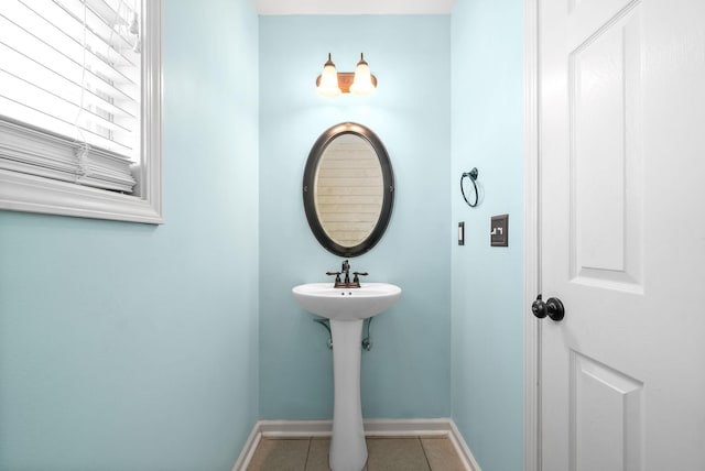 bathroom featuring tile patterned floors