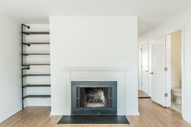 room details featuring hardwood / wood-style flooring