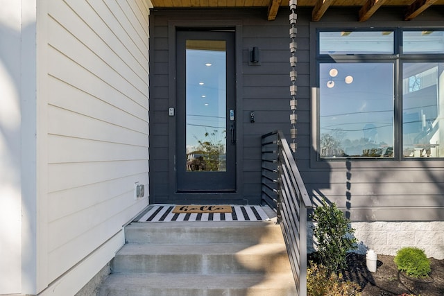 view of property entrance