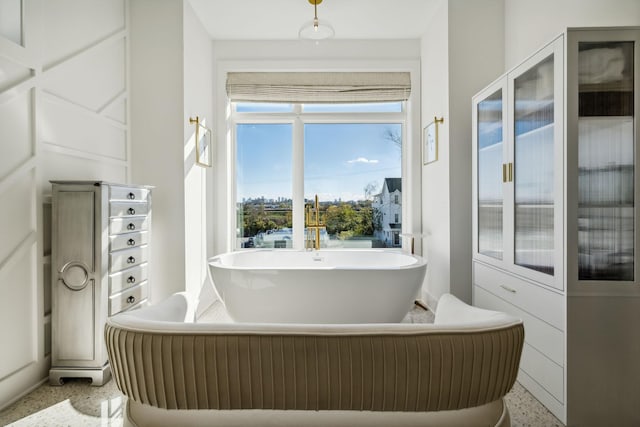 bathroom with a bathing tub