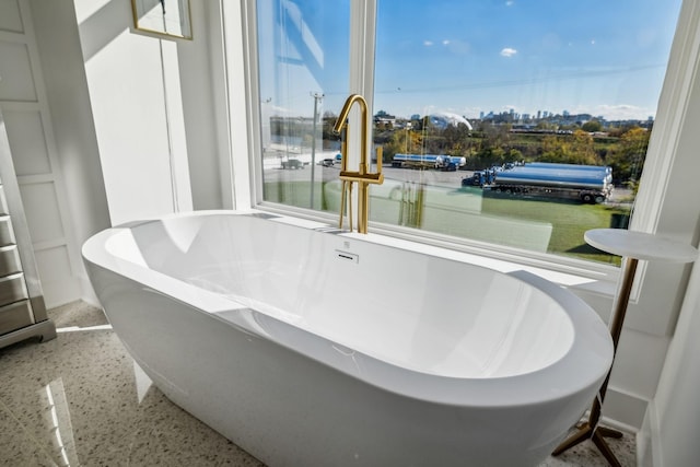 bathroom with a bath and sink