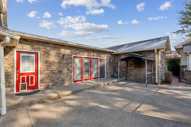 exterior space with a patio