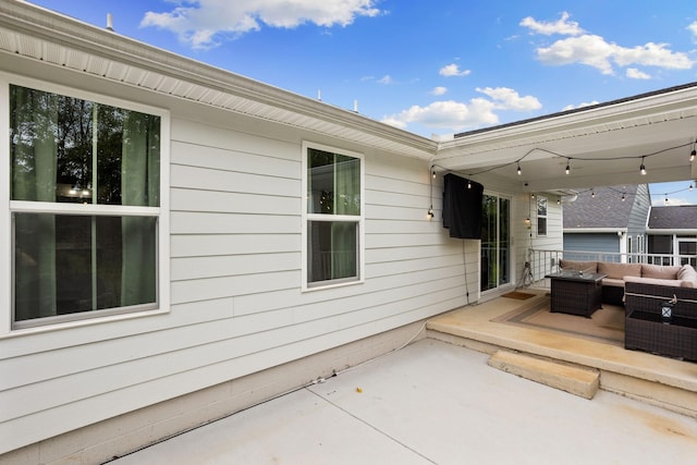 view of patio / terrace featuring outdoor lounge area