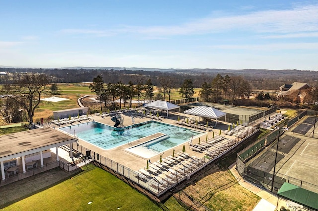 view of swimming pool