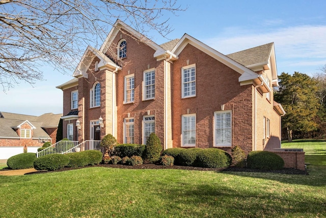 view of front property with a front yard