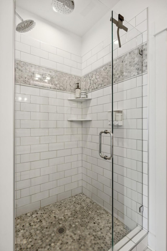 bathroom with walk in shower