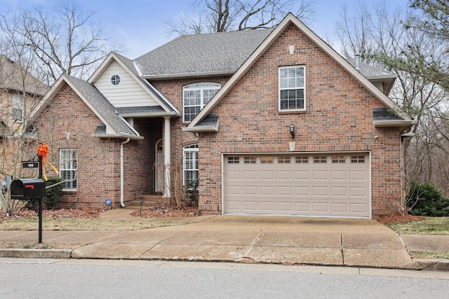 front facade featuring a garage