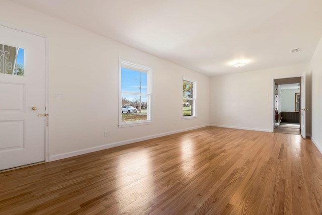 interior space featuring light hardwood / wood-style floors