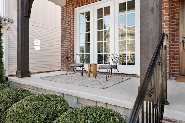 view of patio / terrace featuring covered porch