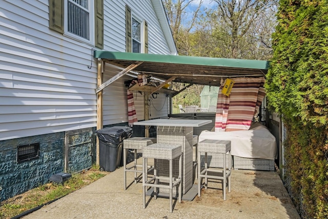 view of patio / terrace