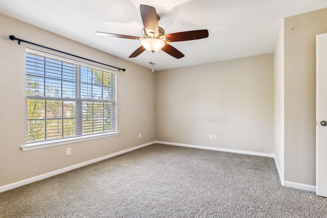 2016 Shamrock Dr, Spring Hill, TN 37174 - empty room with ceiling fan and carpet flooring