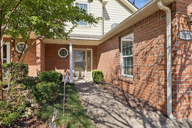 2016 Shamrock Dr, Spring Hill, TN 37174 - property entrance with brick siding