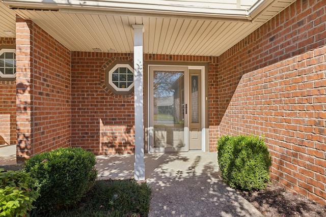 2016 Shamrock Dr, Spring Hill, TN 37174 - doorway to property with brick siding and a porch